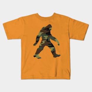 Camo Sasquatch Kids T-Shirt